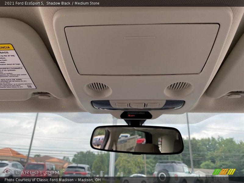 Shadow Black / Medium Stone 2021 Ford EcoSport S