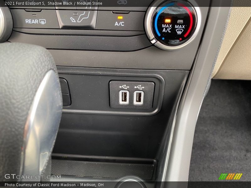 Shadow Black / Medium Stone 2021 Ford EcoSport S