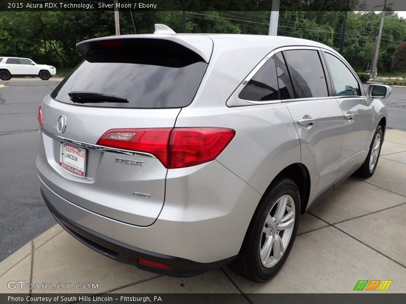 Silver Moon / Ebony 2015 Acura RDX Technology