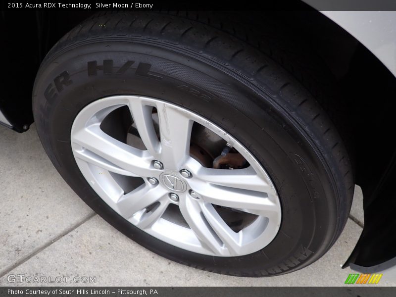 Silver Moon / Ebony 2015 Acura RDX Technology