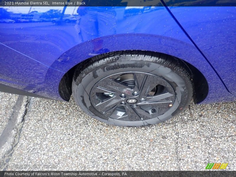 Intense Blue / Black 2021 Hyundai Elantra SEL