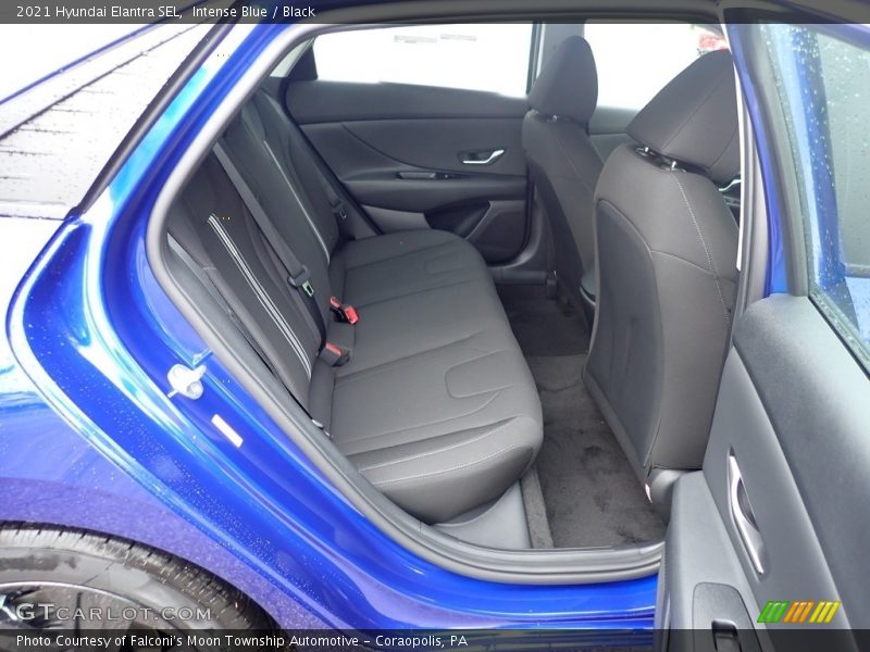 Intense Blue / Black 2021 Hyundai Elantra SEL