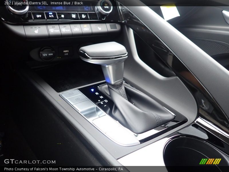 Intense Blue / Black 2021 Hyundai Elantra SEL