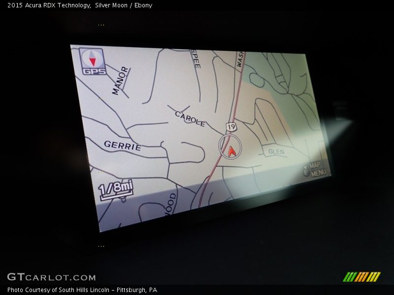 Silver Moon / Ebony 2015 Acura RDX Technology