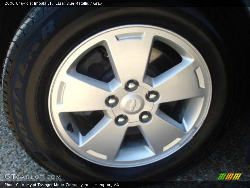 Laser Blue Metallic / Gray 2006 Chevrolet Impala LT