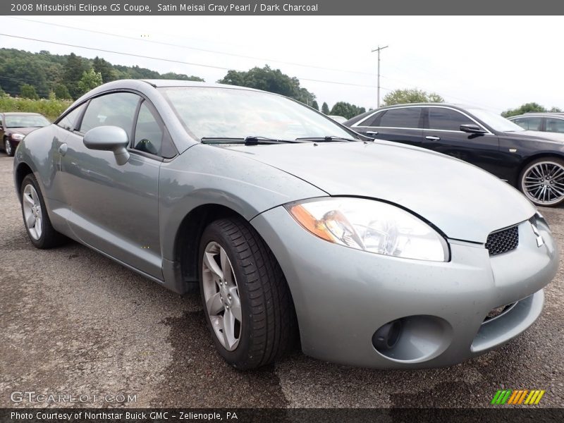 Satin Meisai Gray Pearl / Dark Charcoal 2008 Mitsubishi Eclipse GS Coupe
