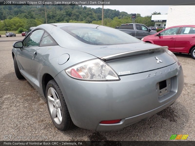 Satin Meisai Gray Pearl / Dark Charcoal 2008 Mitsubishi Eclipse GS Coupe