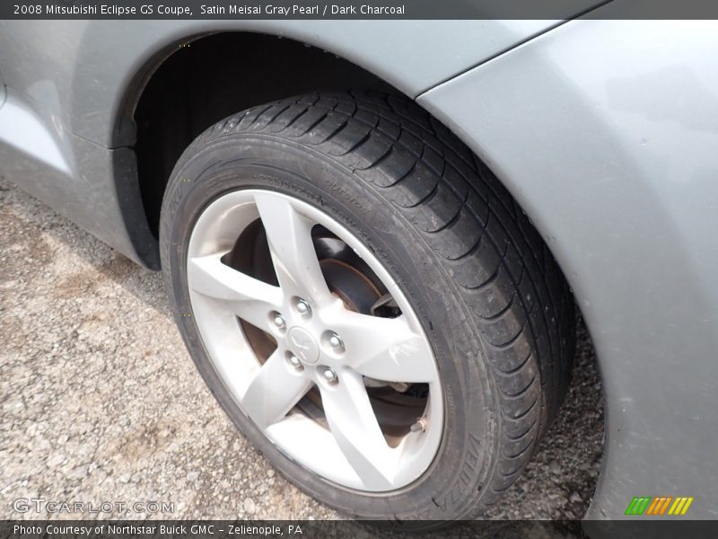 Satin Meisai Gray Pearl / Dark Charcoal 2008 Mitsubishi Eclipse GS Coupe