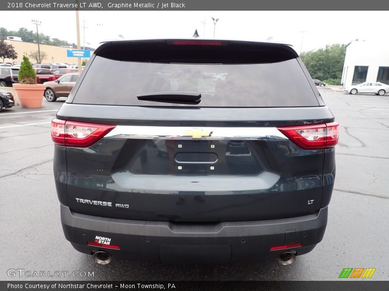 Graphite Metallic / Jet Black 2018 Chevrolet Traverse LT AWD