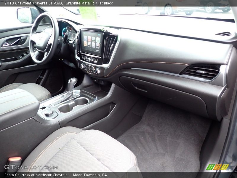 Graphite Metallic / Jet Black 2018 Chevrolet Traverse LT AWD