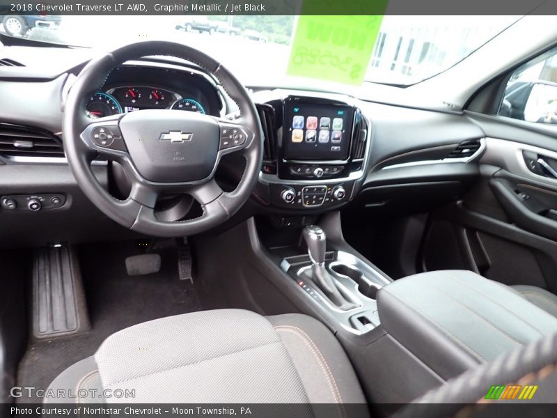 Graphite Metallic / Jet Black 2018 Chevrolet Traverse LT AWD