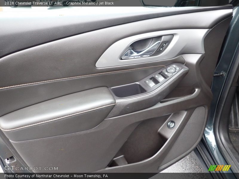 Graphite Metallic / Jet Black 2018 Chevrolet Traverse LT AWD