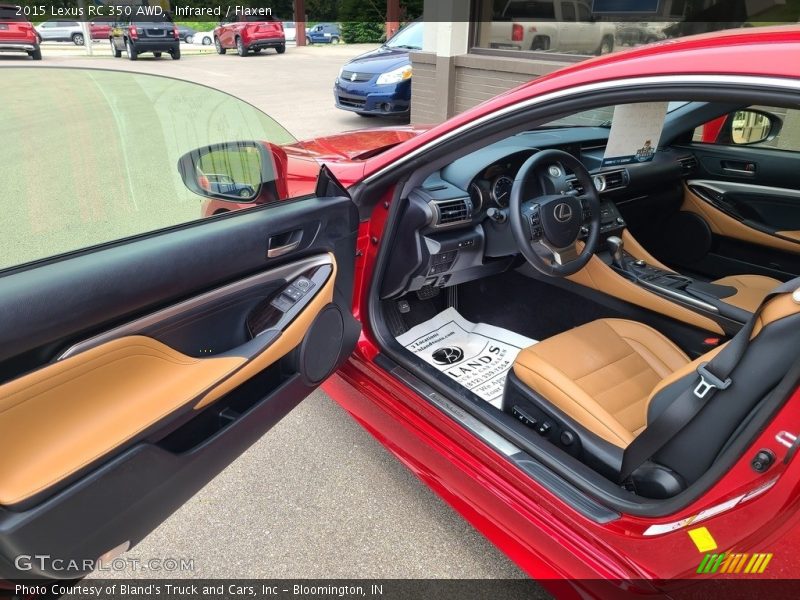  2015 RC 350 AWD Flaxen Interior