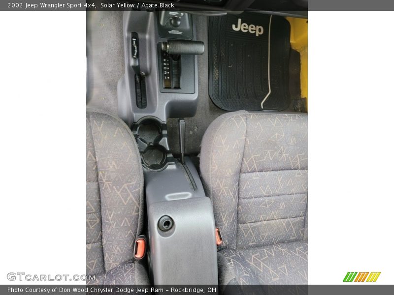 Solar Yellow / Agate Black 2002 Jeep Wrangler Sport 4x4