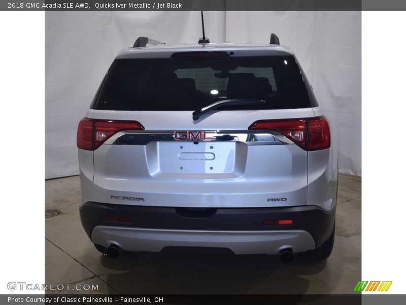 Quicksilver Metallic / Jet Black 2018 GMC Acadia SLE AWD