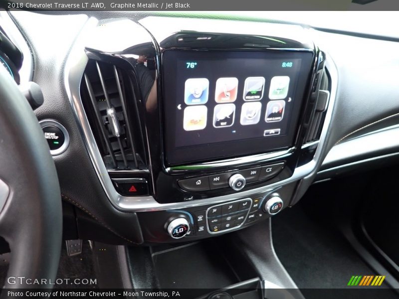 Graphite Metallic / Jet Black 2018 Chevrolet Traverse LT AWD