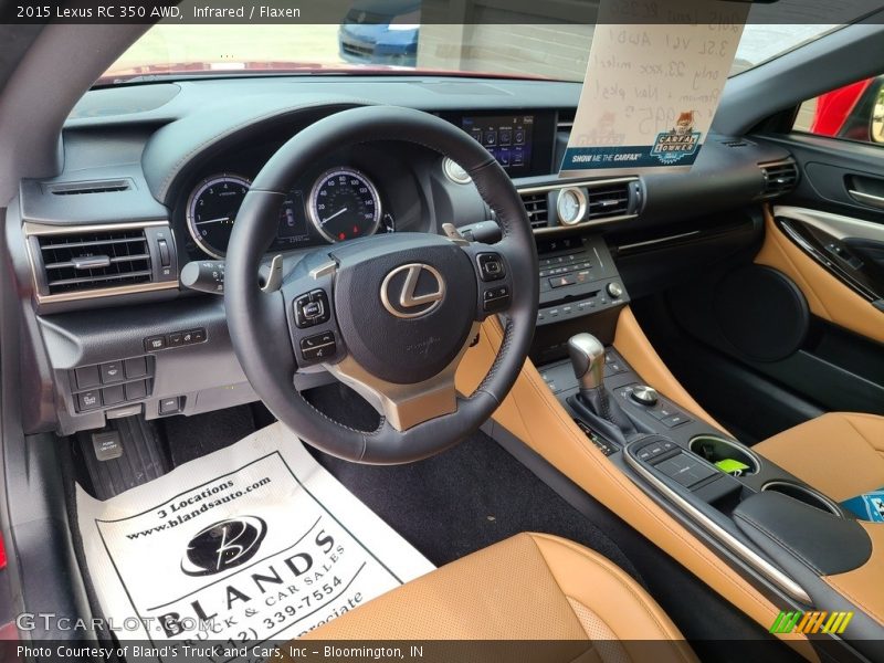 Flaxen Interior - 2015 RC 350 AWD 