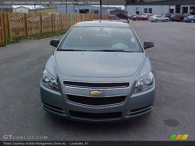 Golden Pewter Metallic / Titanium 2009 Chevrolet Malibu LS Sedan
