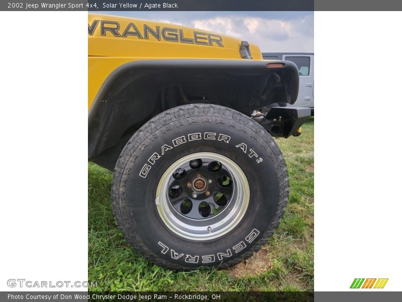 Solar Yellow / Agate Black 2002 Jeep Wrangler Sport 4x4