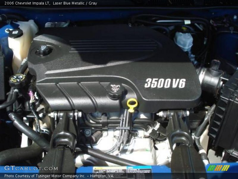 Laser Blue Metallic / Gray 2006 Chevrolet Impala LT