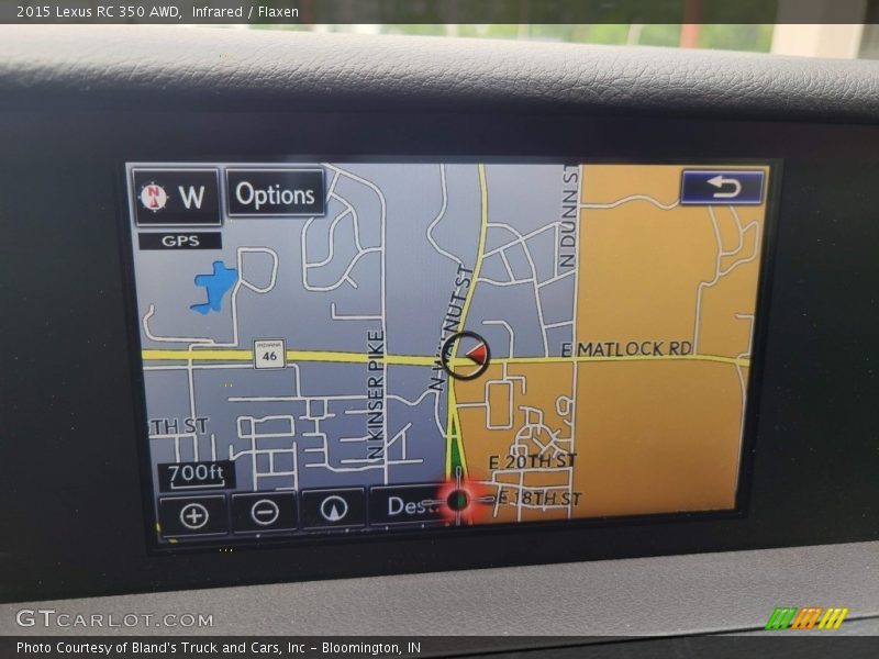 Navigation of 2015 RC 350 AWD