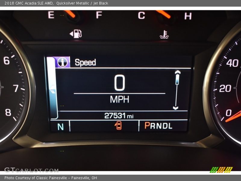 Quicksilver Metallic / Jet Black 2018 GMC Acadia SLE AWD