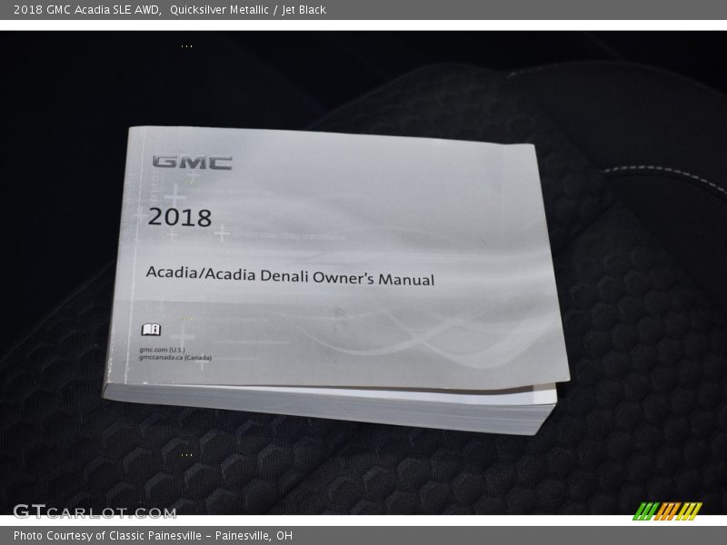 Quicksilver Metallic / Jet Black 2018 GMC Acadia SLE AWD