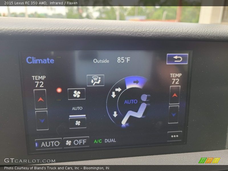 Infrared / Flaxen 2015 Lexus RC 350 AWD