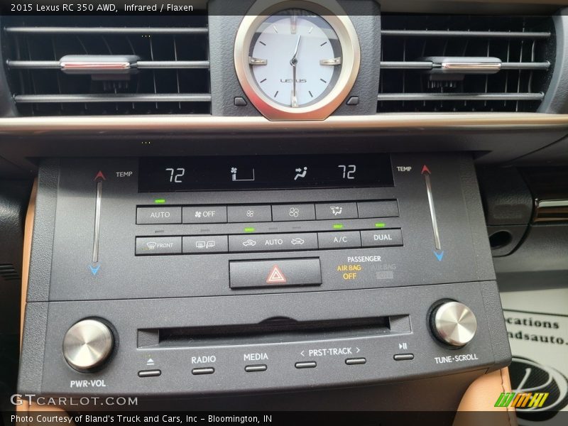 Controls of 2015 RC 350 AWD