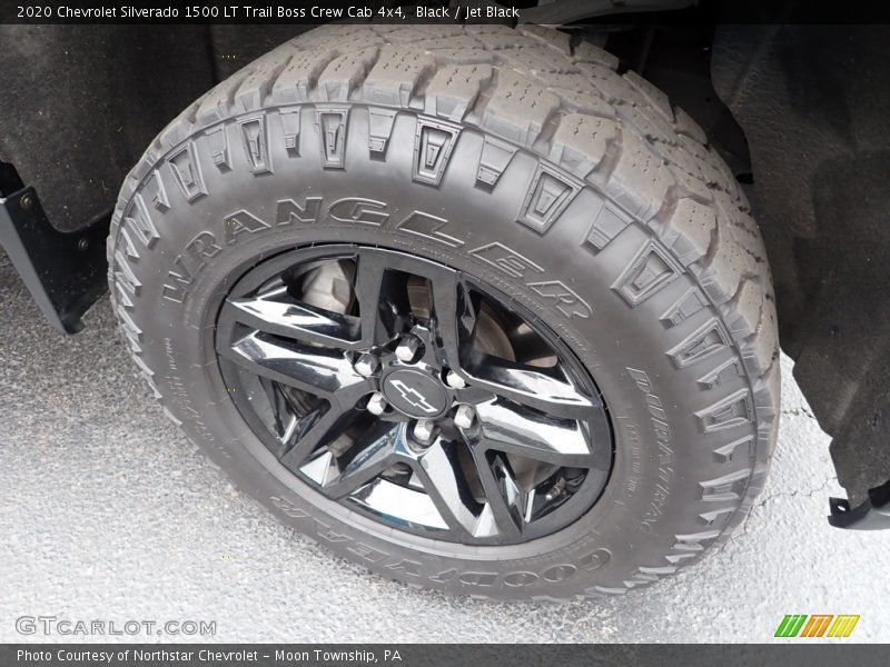 Black / Jet Black 2020 Chevrolet Silverado 1500 LT Trail Boss Crew Cab 4x4