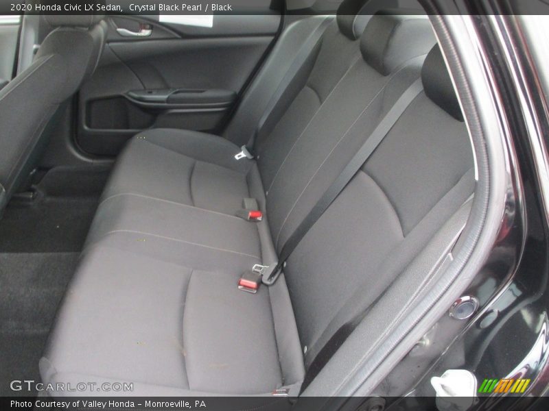 Crystal Black Pearl / Black 2020 Honda Civic LX Sedan