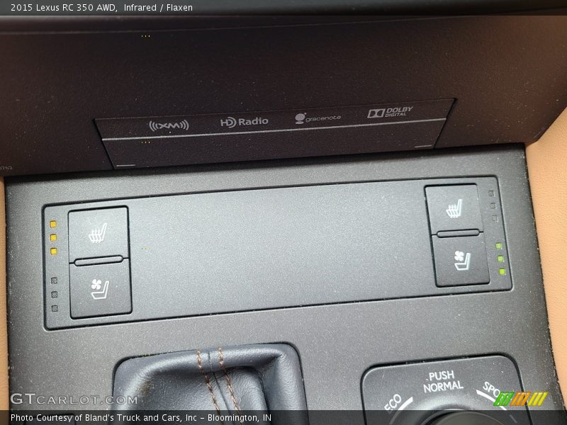Controls of 2015 RC 350 AWD