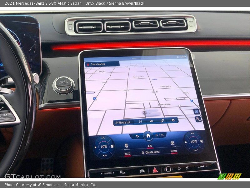 Onyx Black / Sienna Brown/Black 2021 Mercedes-Benz S 580 4Matic Sedan