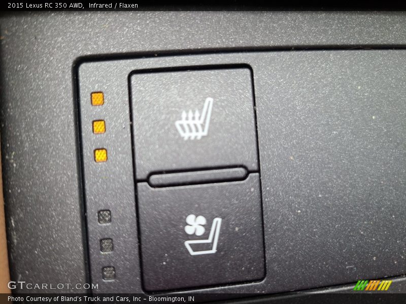 Controls of 2015 RC 350 AWD