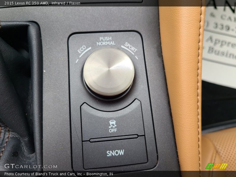 Controls of 2015 RC 350 AWD