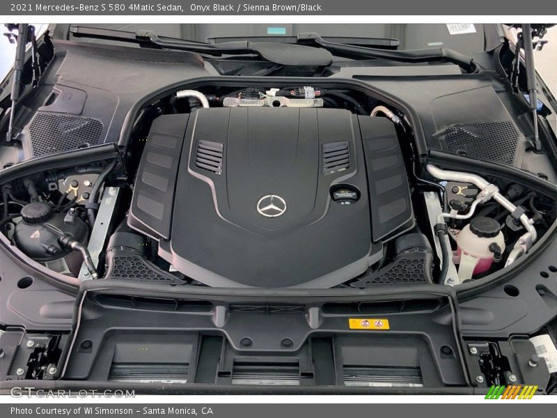Onyx Black / Sienna Brown/Black 2021 Mercedes-Benz S 580 4Matic Sedan