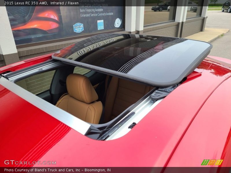 Infrared / Flaxen 2015 Lexus RC 350 AWD
