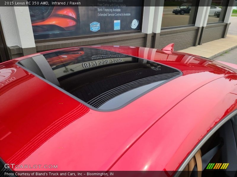 Infrared / Flaxen 2015 Lexus RC 350 AWD