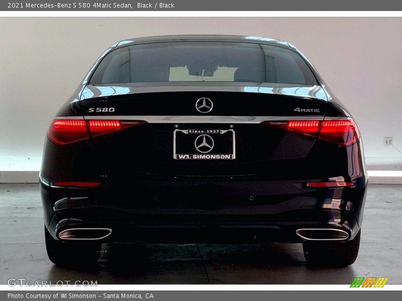 Black / Black 2021 Mercedes-Benz S 580 4Matic Sedan
