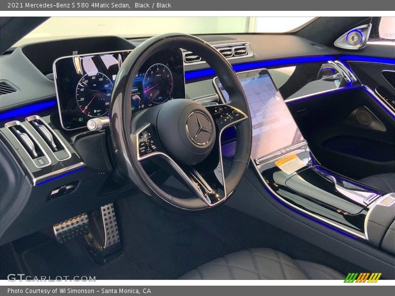 Black / Black 2021 Mercedes-Benz S 580 4Matic Sedan