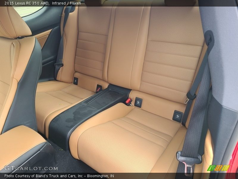 Rear Seat of 2015 RC 350 AWD