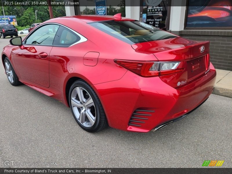 Infrared / Flaxen 2015 Lexus RC 350 AWD