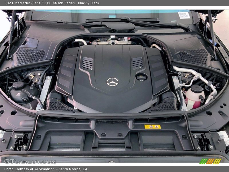 Black / Black 2021 Mercedes-Benz S 580 4Matic Sedan