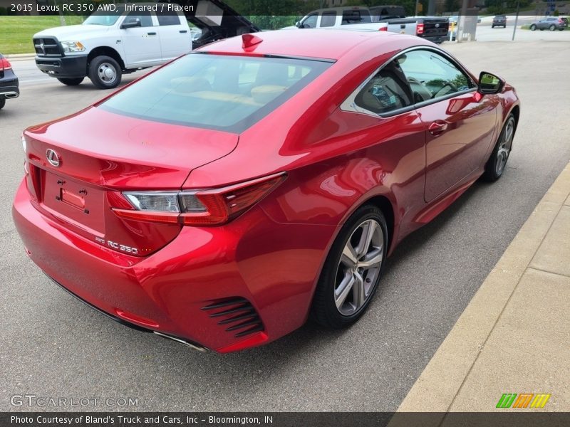 Infrared / Flaxen 2015 Lexus RC 350 AWD