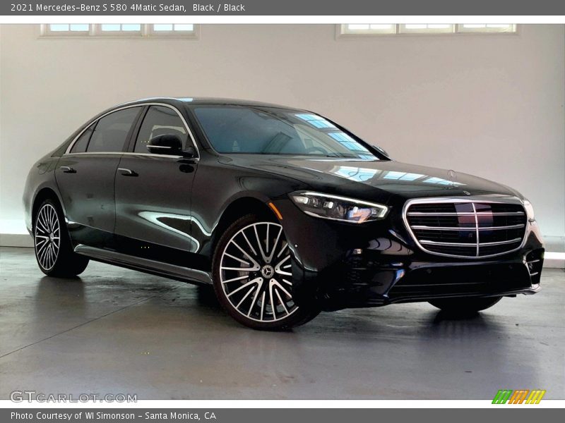 Black / Black 2021 Mercedes-Benz S 580 4Matic Sedan