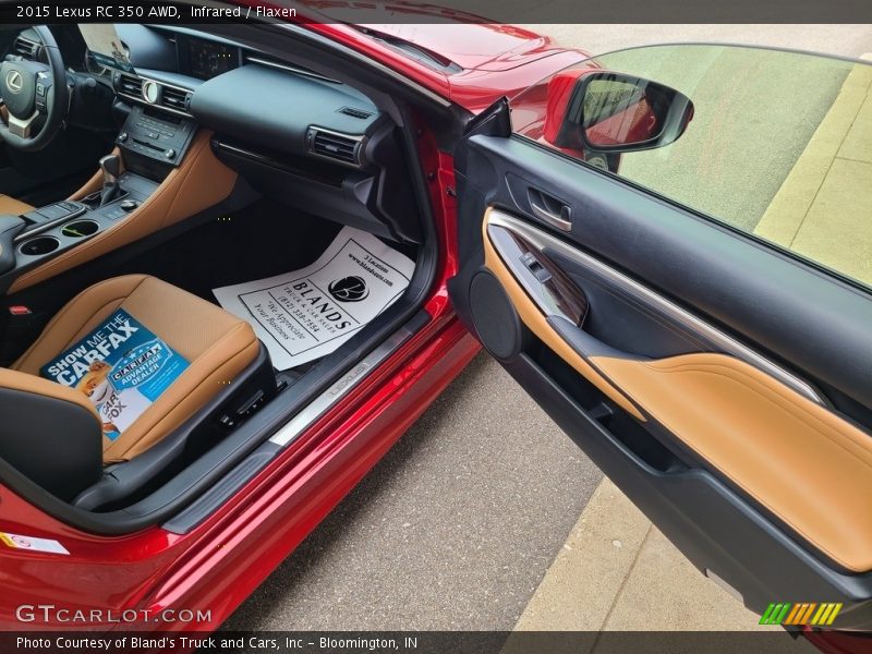Infrared / Flaxen 2015 Lexus RC 350 AWD