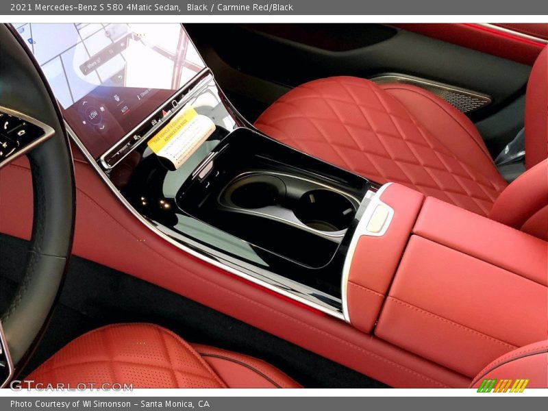 Black / Carmine Red/Black 2021 Mercedes-Benz S 580 4Matic Sedan