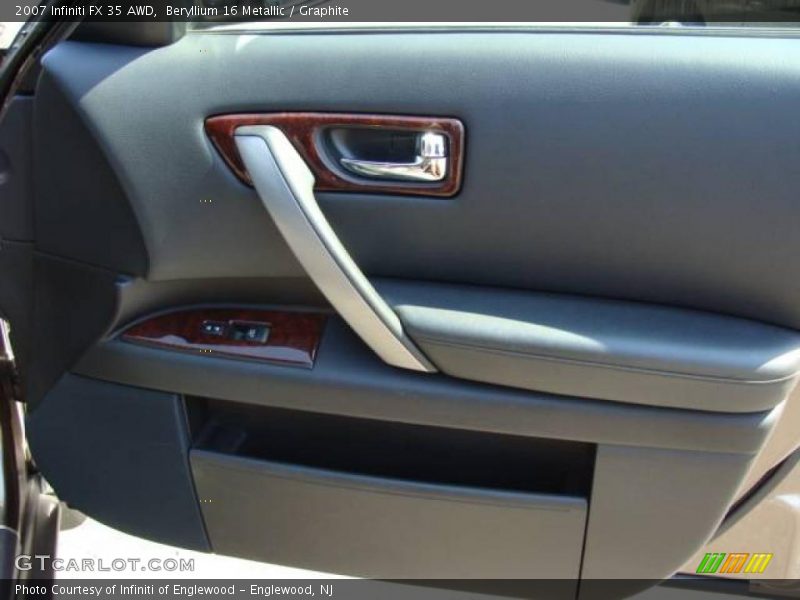 Beryllium 16 Metallic / Graphite 2007 Infiniti FX 35 AWD