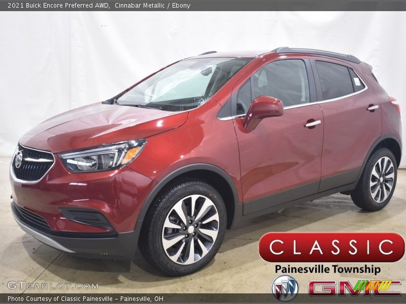 Cinnabar Metallic / Ebony 2021 Buick Encore Preferred AWD