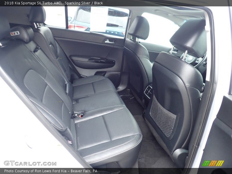 Sparkling Silver / Black 2018 Kia Sportage SX Turbo AWD